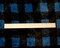 Blue-Black Polyester Check Plaid Double Sided Fleece Knit Fabric By the Yard